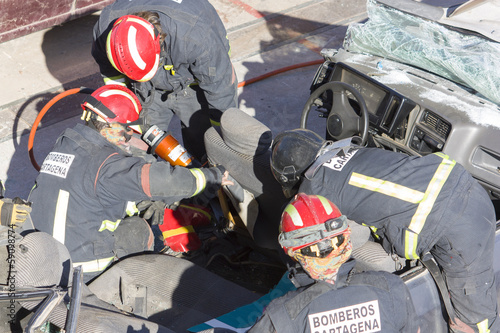 rescate en accidentes de trafico