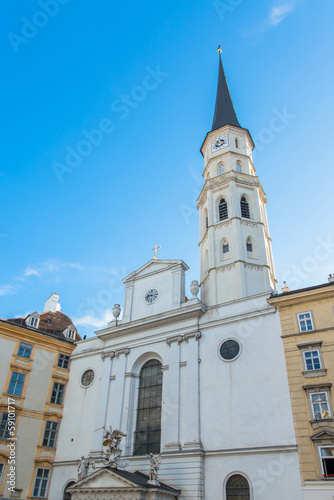 an ancient building in the middle of  Vienna, Austria