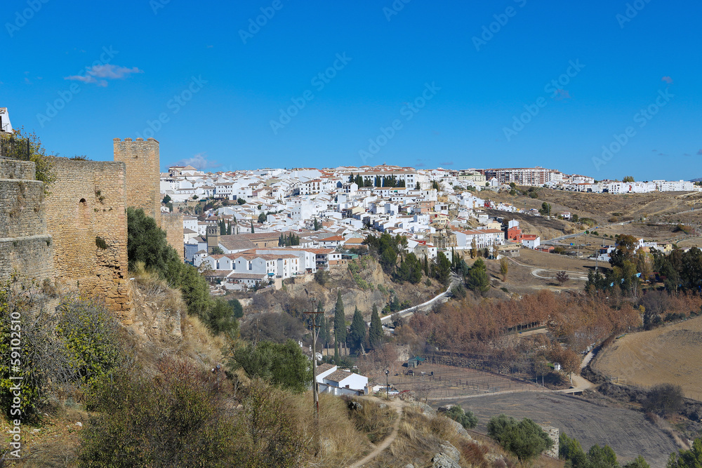 Famous city of Ronda in Andalusia, Spain