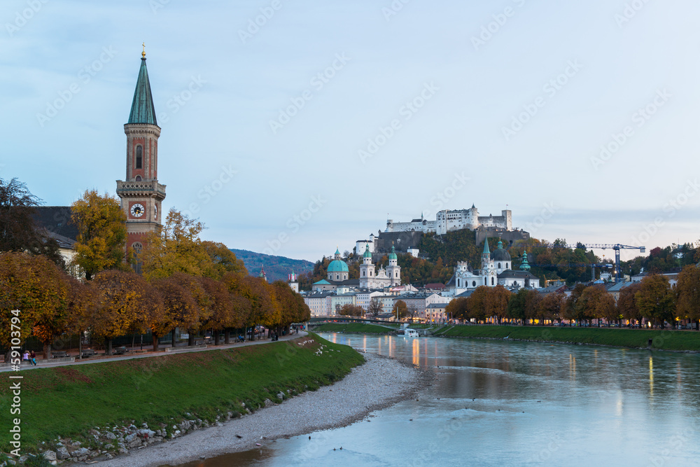 austrian city Salzburg