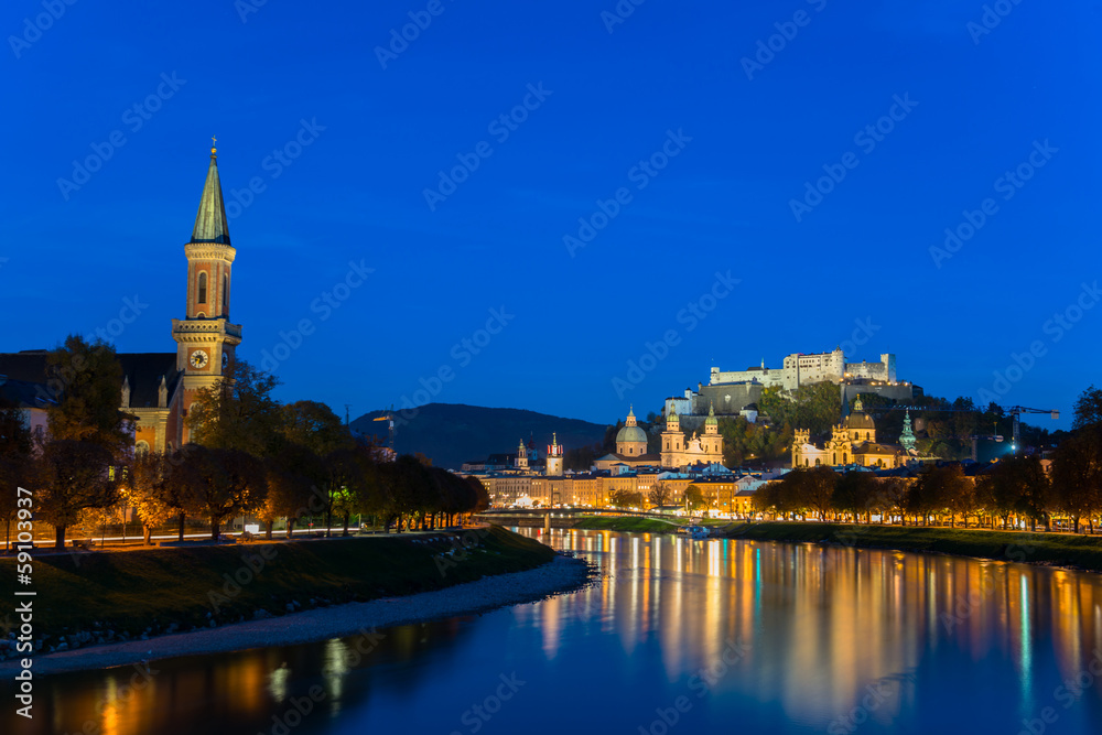 Obraz premium austrian city Salzburg