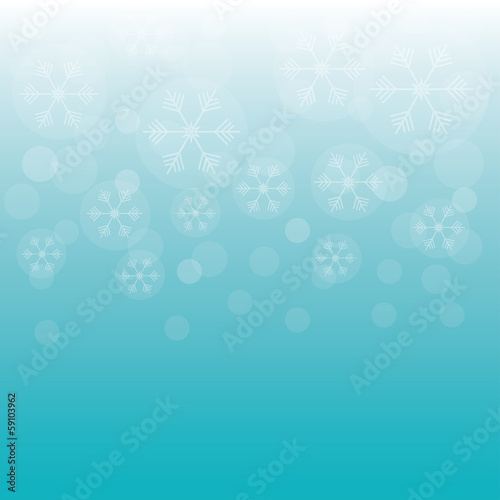 Beautiful abstract snowflake Christmas background