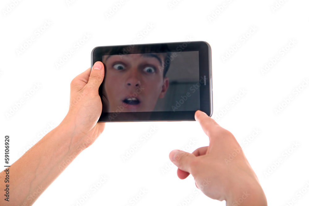 Reflection in Tablet Computer