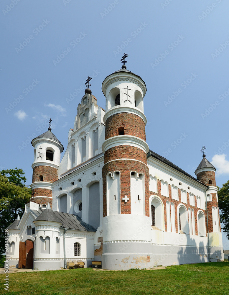 The church-fortress in Murovanka, Grodno region