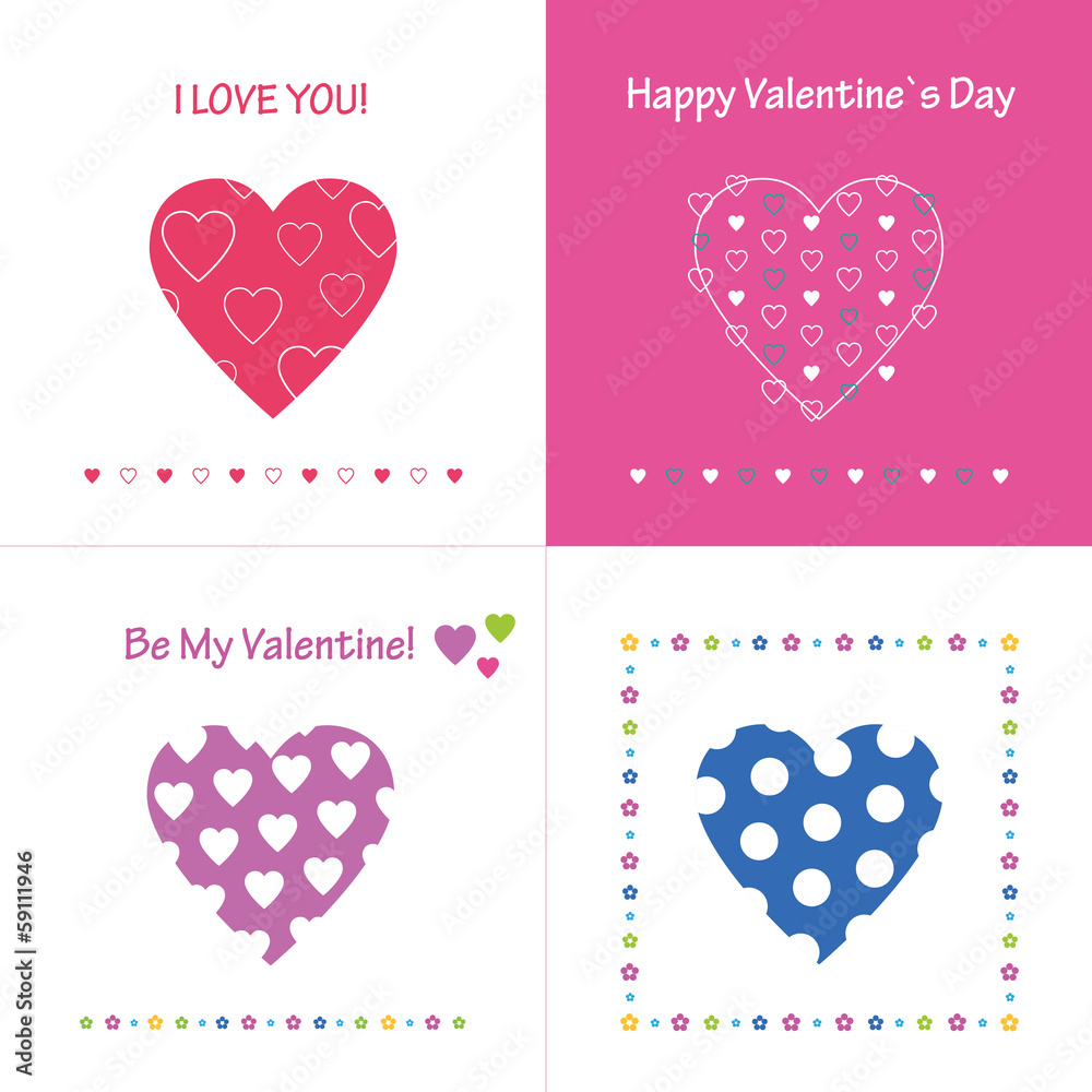 love and friendship greeting cards collection