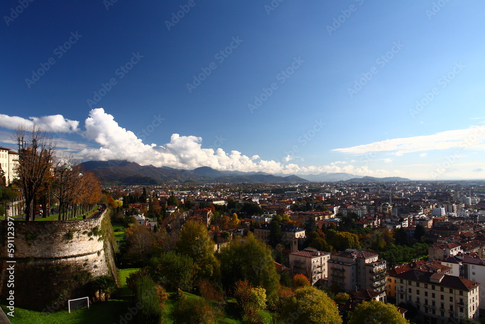 Bergamo in autumn