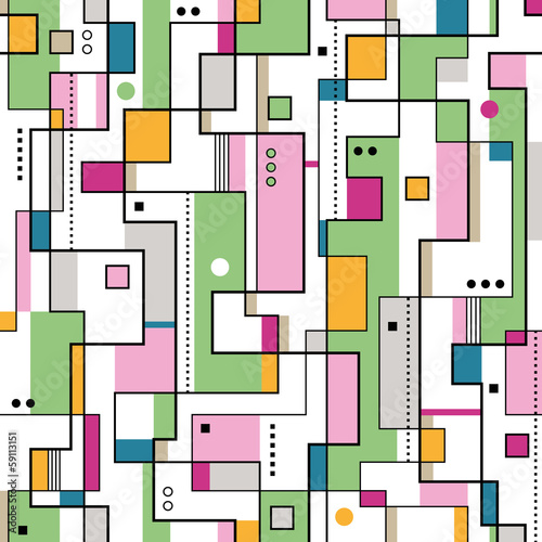 green orange and pink abstract pattern