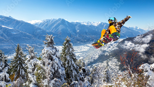 A jump in Valtellina - Italy
