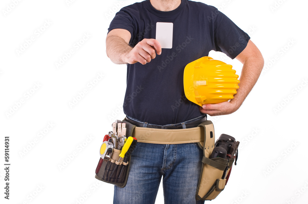 Blue collar worker. Blue collar worker.