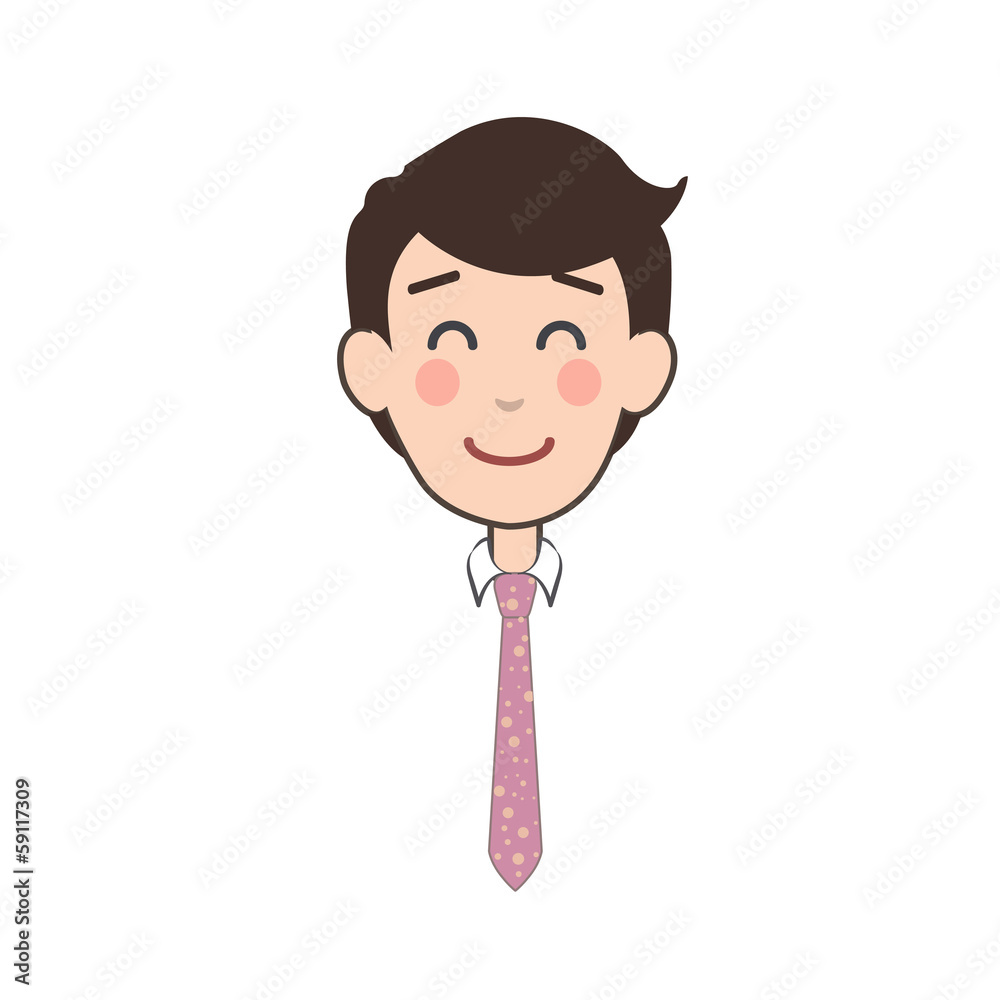 Happy businessman over isolated background. Happy businessman over isolated background.