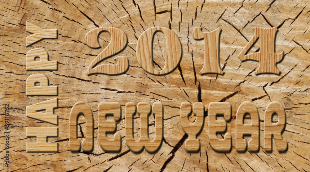 Year 2014 wooden set 2 Year 2014 wooden set 2