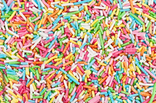 colorful sugar sprinkles