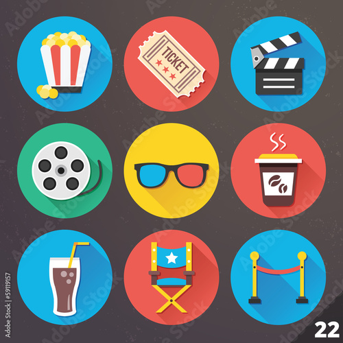 Vector Icons for Web and Mobile Applications. Set 22.