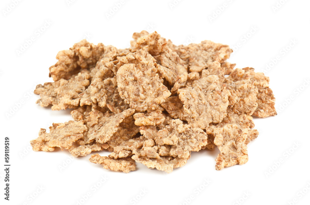 Diet muesli on white Diet muesli on white