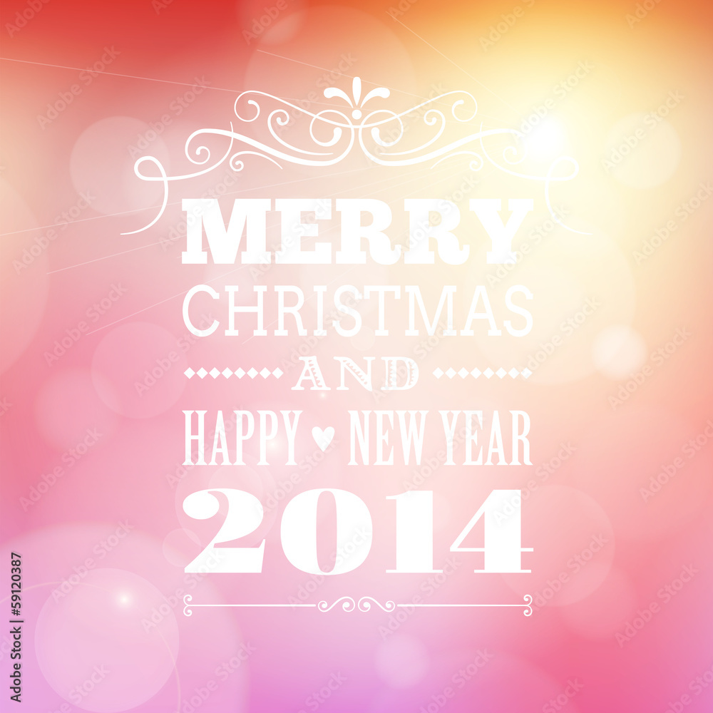 merry christmas and happy new year 2014 poster merry christmas and happy new year 2014 poster