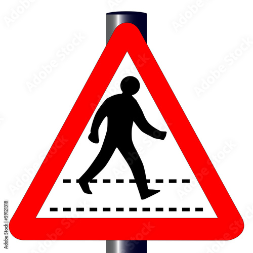 Pedestrian Traffic Sign