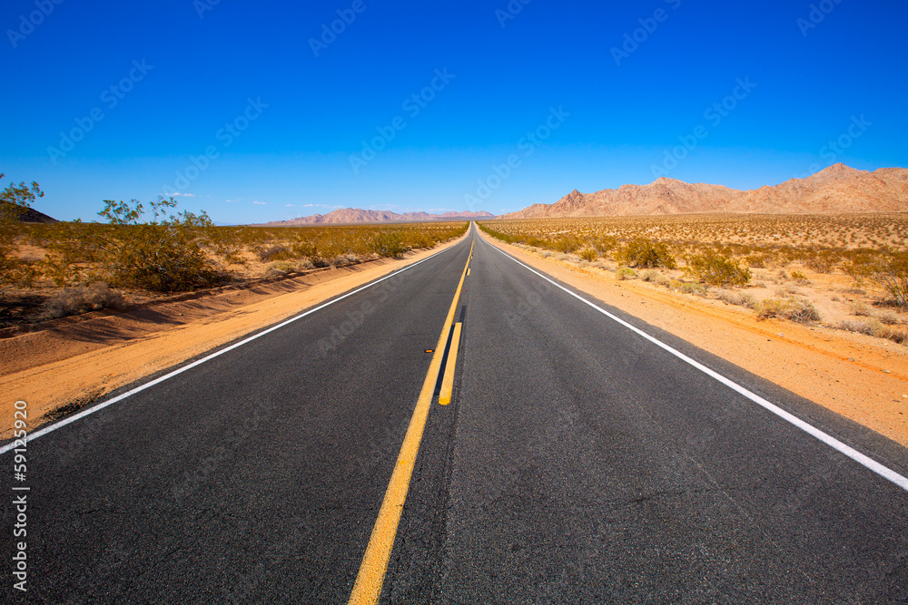 Mohave desert by Route 66 in California USA Stock-Foto | Adobe Stock