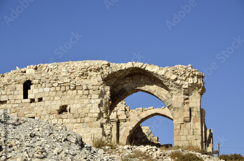 Remains of Shobak fortress.