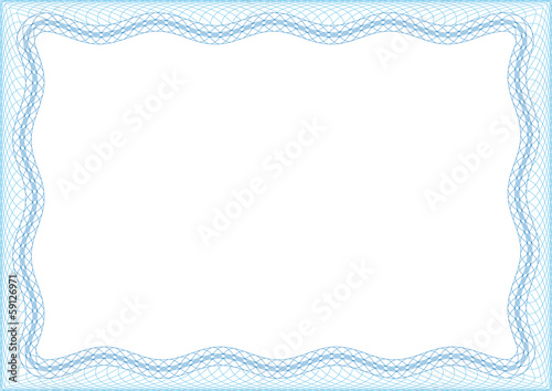 Blank frame for invitation.