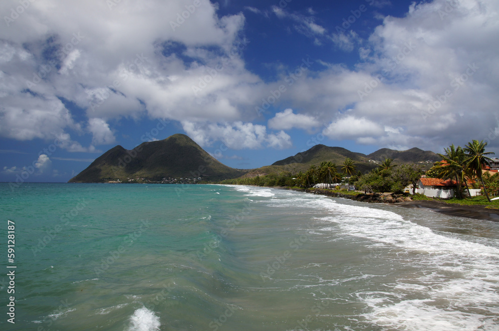 Obraz premium Plage du Diamant