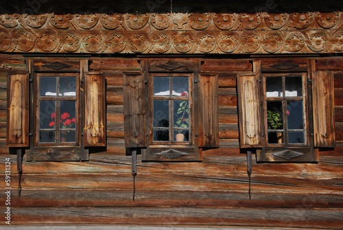 Wooden house in Suzdal