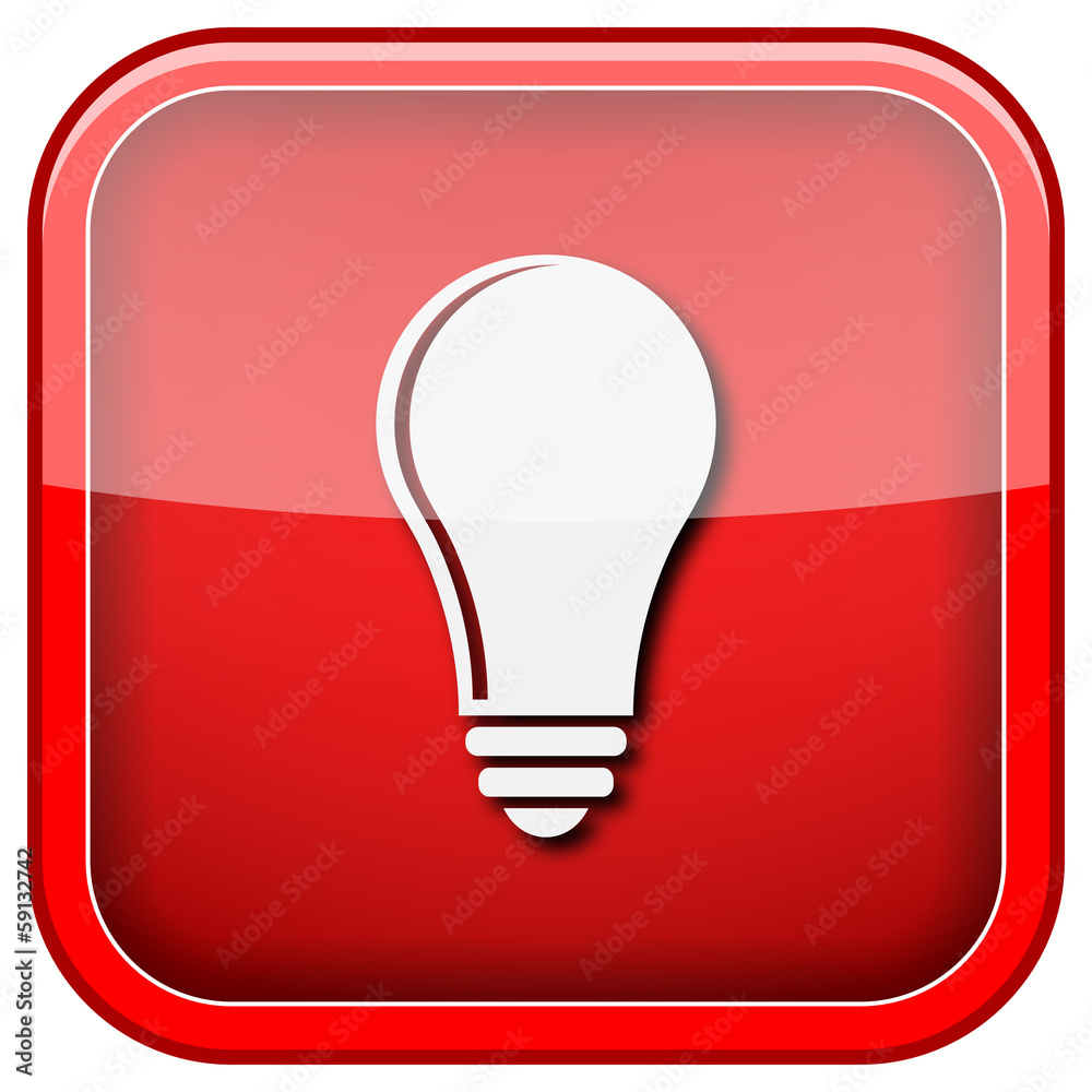 Light bulb - idea icon Light bulb - idea icon