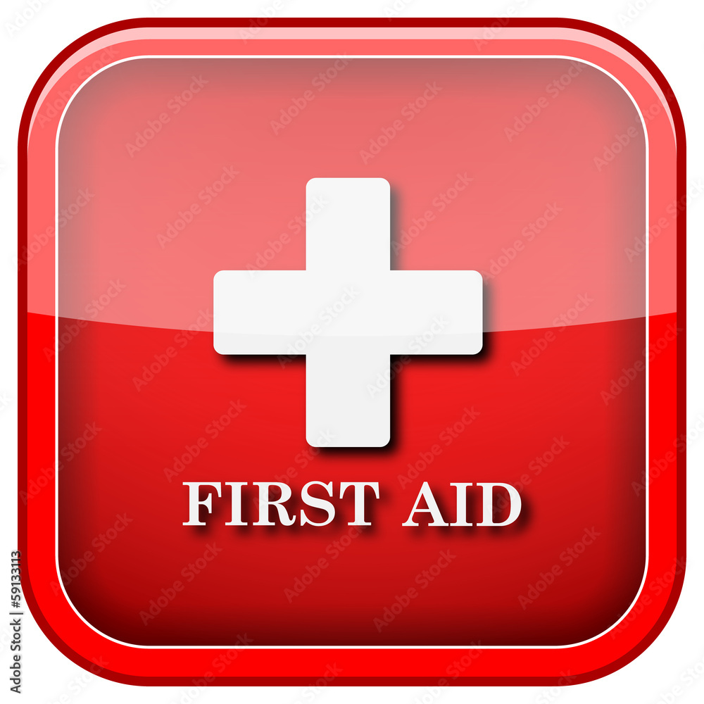 Obraz premium First aid icon