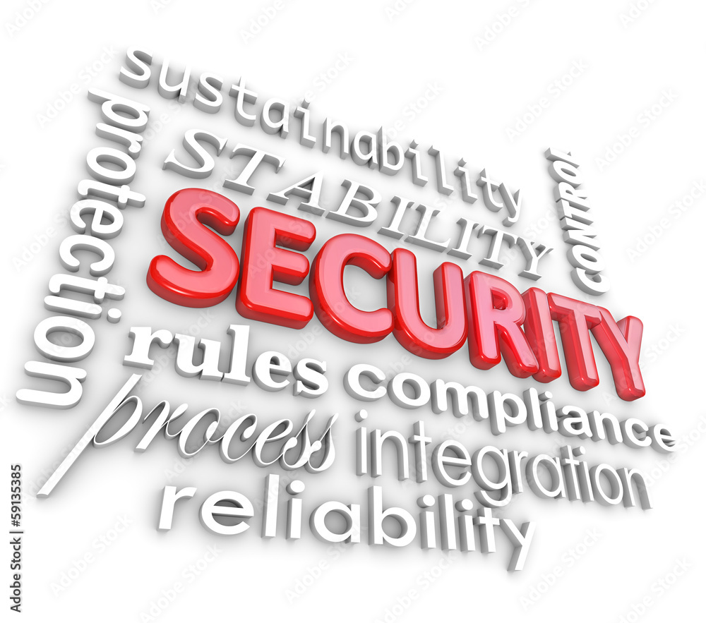 Security Words Protection Network Information Technology Security Words Protection Network Information Technology