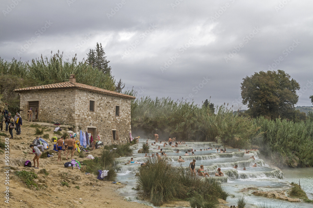 Sinterwasserfall von Saturnia