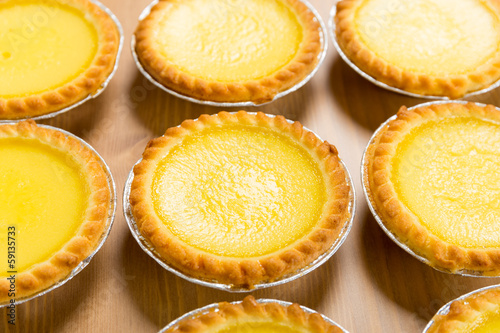 Group of egg tart photo