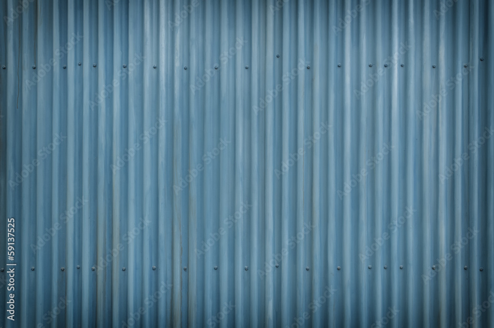 Cool Blue Metal Grunge Background