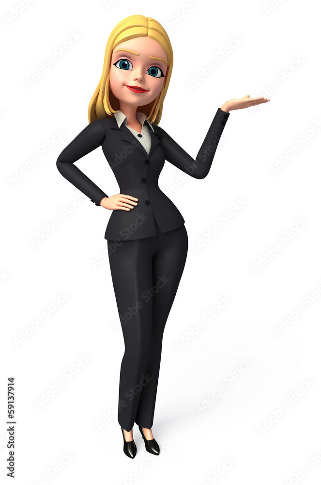 Young Business man on a pointing Young Business man on a pointing
