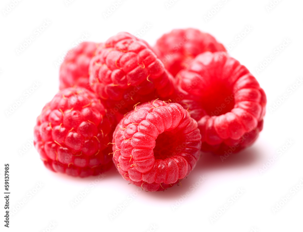 Juicy raspberry in closeup Juicy raspberry in closeup