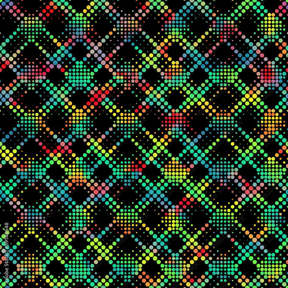 Obraz premium Colorful Pixel Pattern