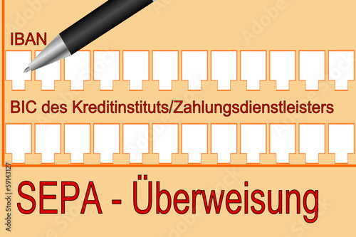 SEPA Überweisung