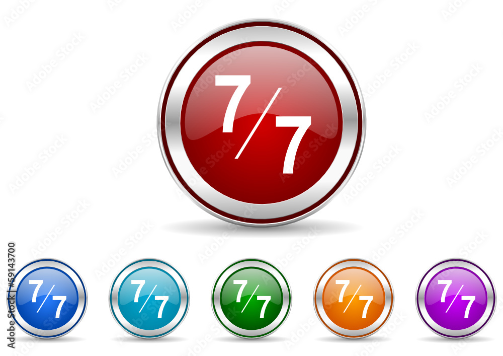 always icon vector set always icon vector set