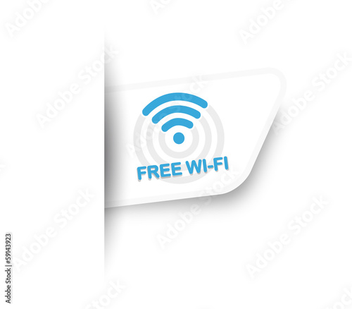 Free Wi Fi Label