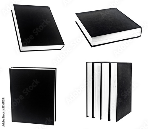 black book in row