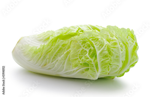 Lettuce heart on a white background
