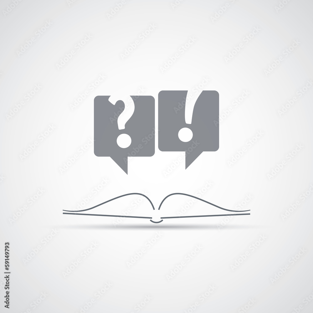Reading a Book - Icon Design Reading a Book - Icon Design