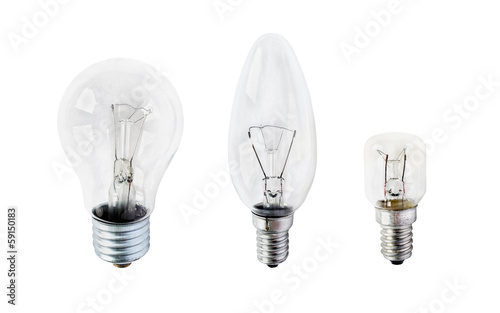 Three light bulbs