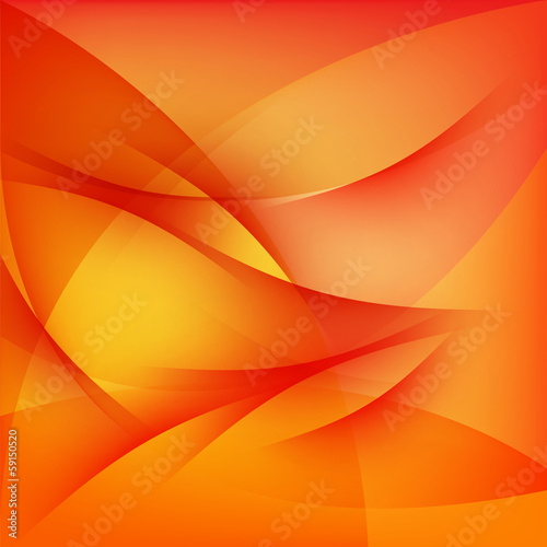 Red abstract background, curved lines pattern texture