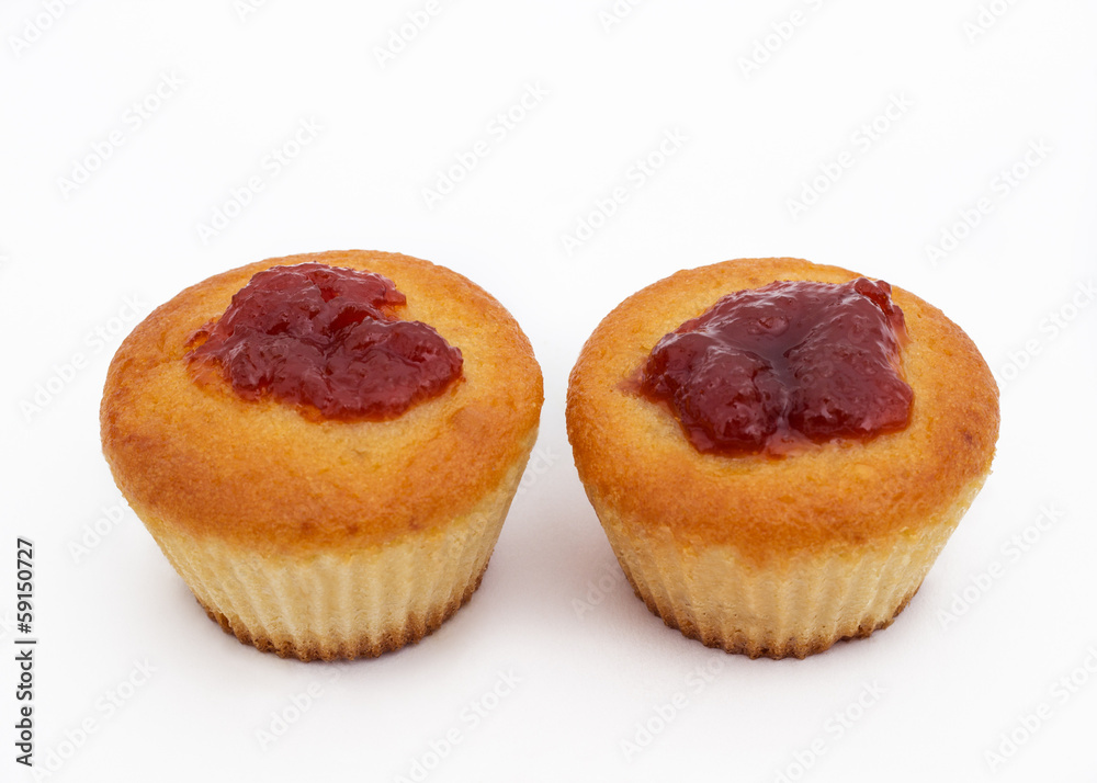 Two sweet apricot Muffins