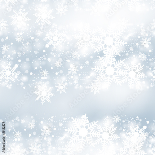 Abstract Christmas background greeting with snowflakes