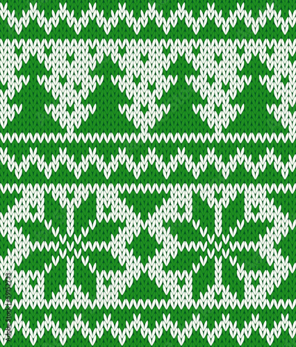 Knitted seamless pattern