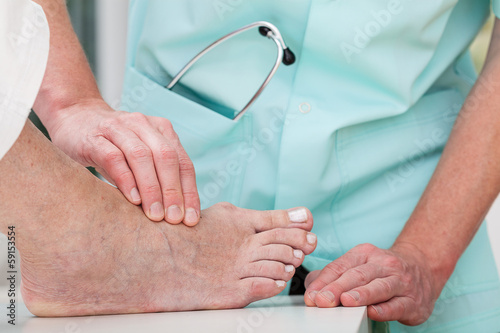 Foot massage photo