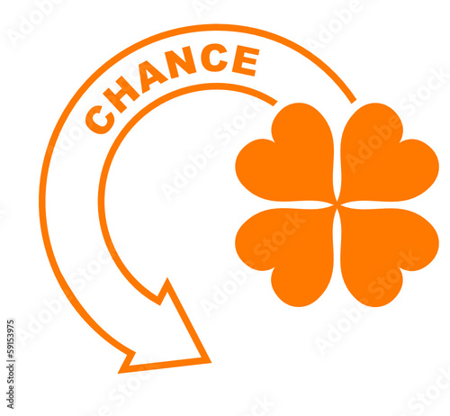 chance flèche orange