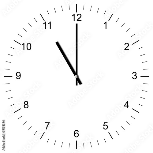 Clock Illustration 11:00