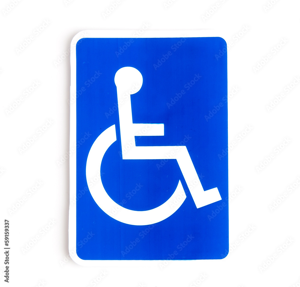 disabled sign disabled sign