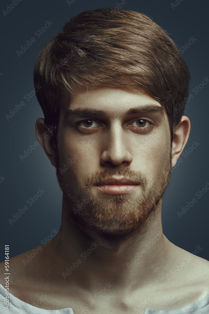 Portrait of handsome young man